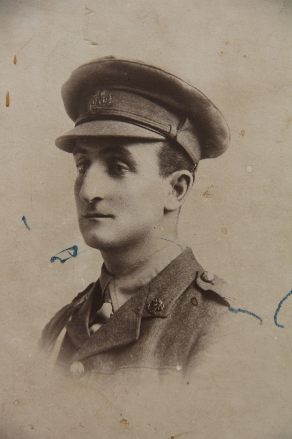 Gordon Harper as a second lieutenant in the Canterbury Mounted Rifles in 1916.