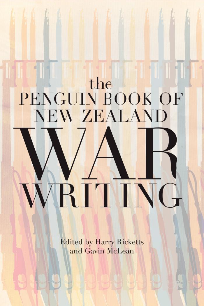 Book cover of the Penguin Book of New Zealand War Writing