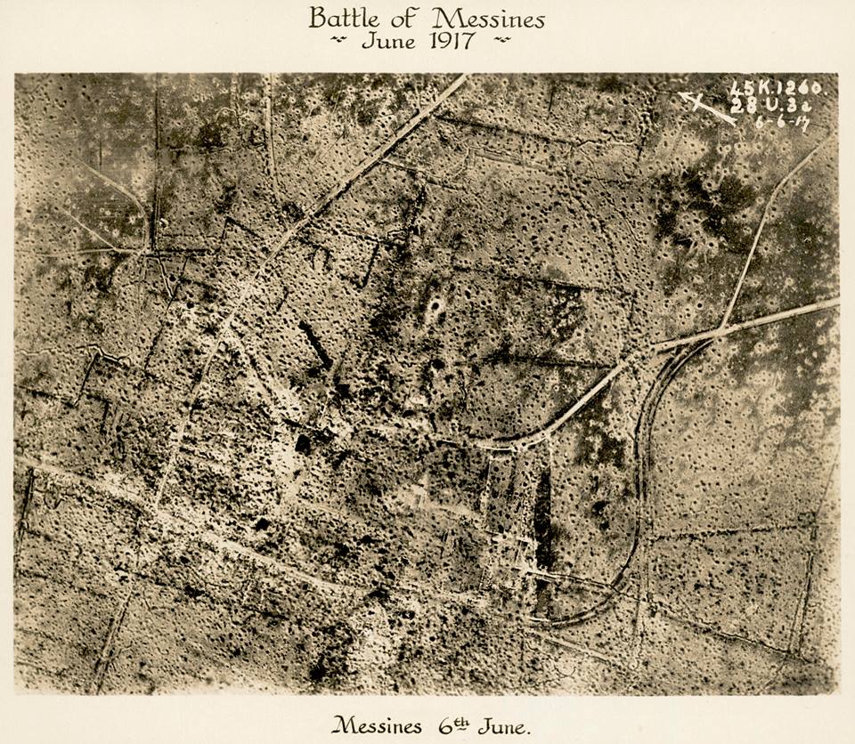 Photo showing the battlefield of Messines