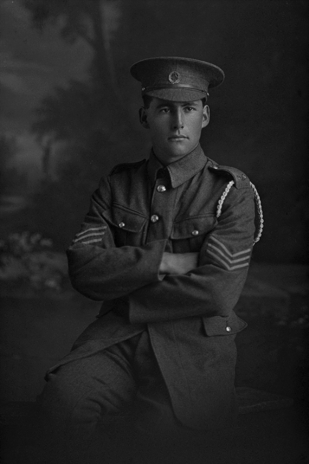 Greg Mitchell as a sergeant in the 5th Reinforcements in 1915